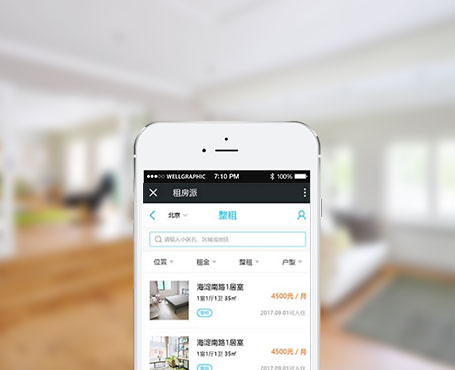 租房派-在线租房微信平台|一网天行-网站建设小程序APP系统软件开发公司